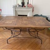Inlaid dining table