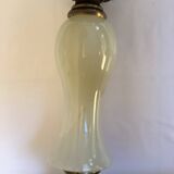 Rustic brass onyx lamp base
