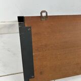 Vintage mid century modern wall coat rack