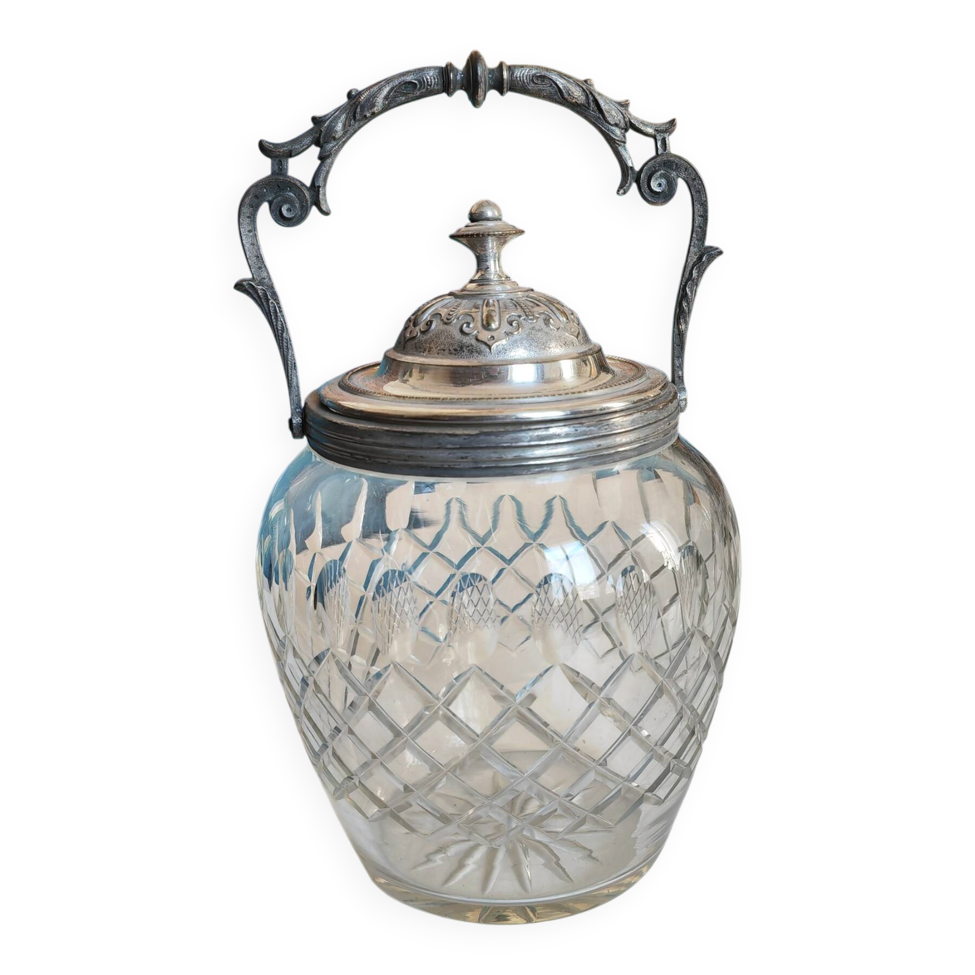 Antique biscuit jar