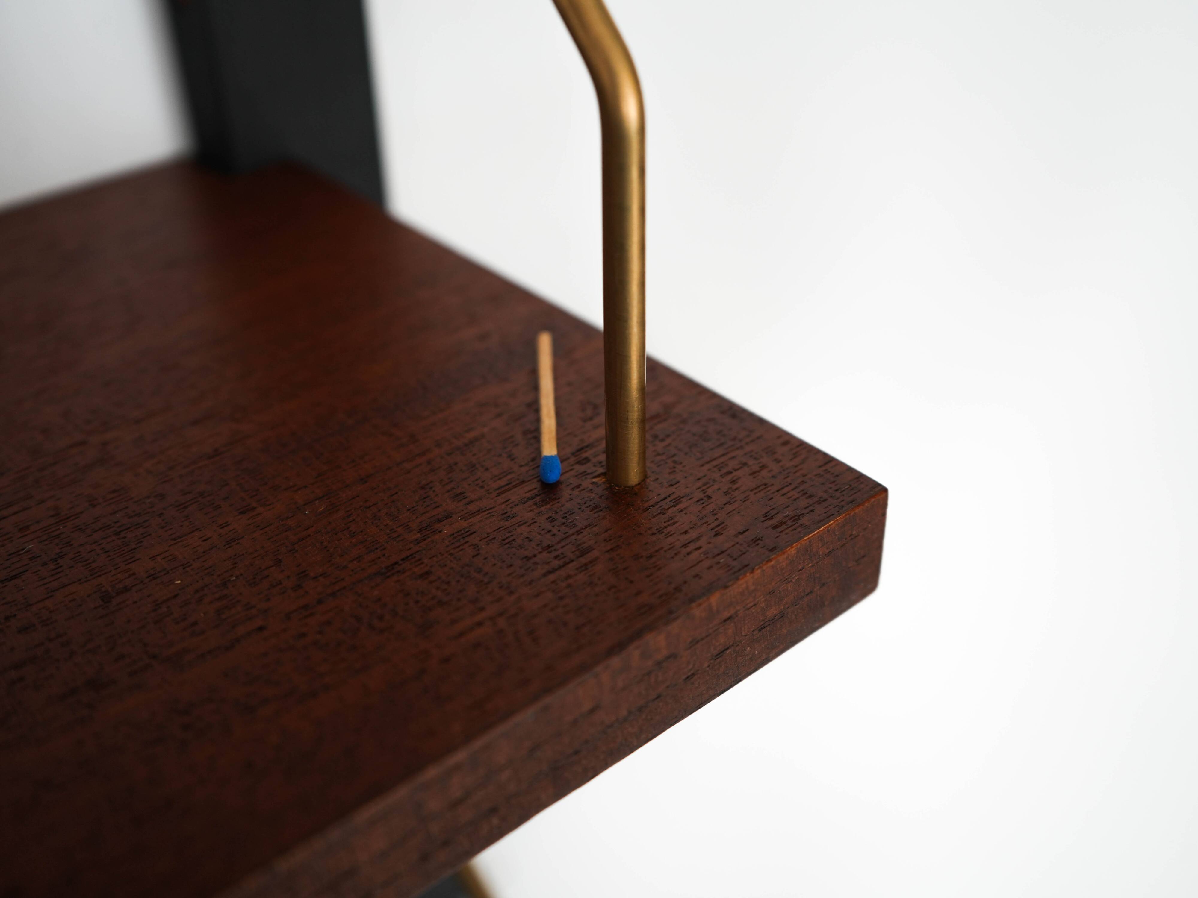 Teak wall unit, Danish design, 1960s, production: Denmark