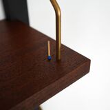 Teak wall unit, Danish design, 1960s, production: Denmark