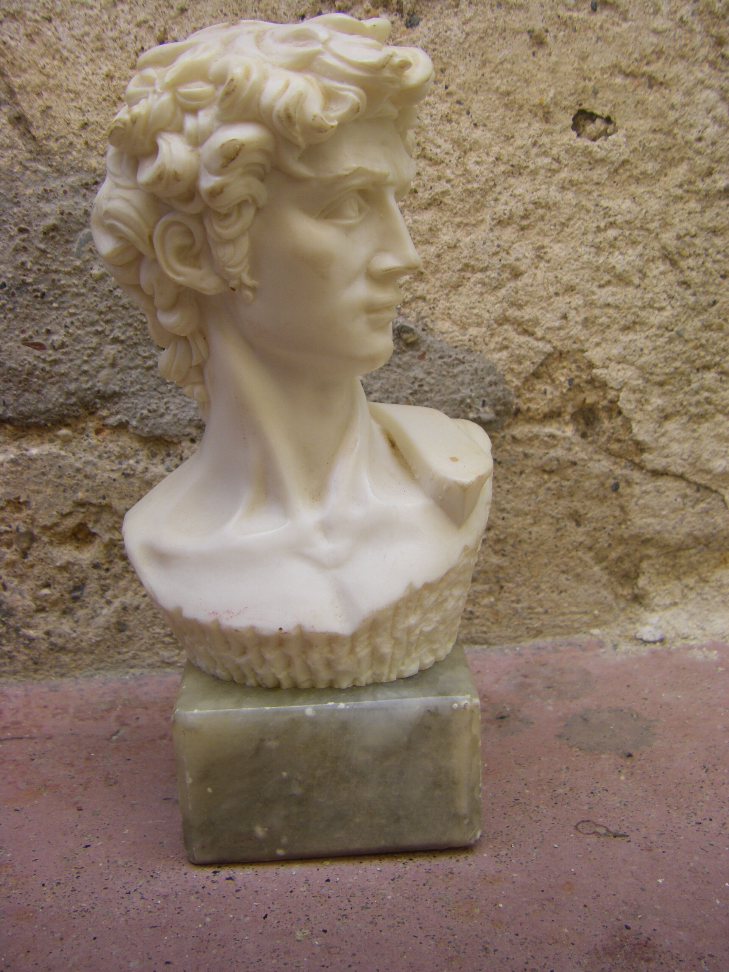 Vintage stone bust