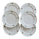 6 vintage flat plates porcelain Table et Couleurs model Raspberries