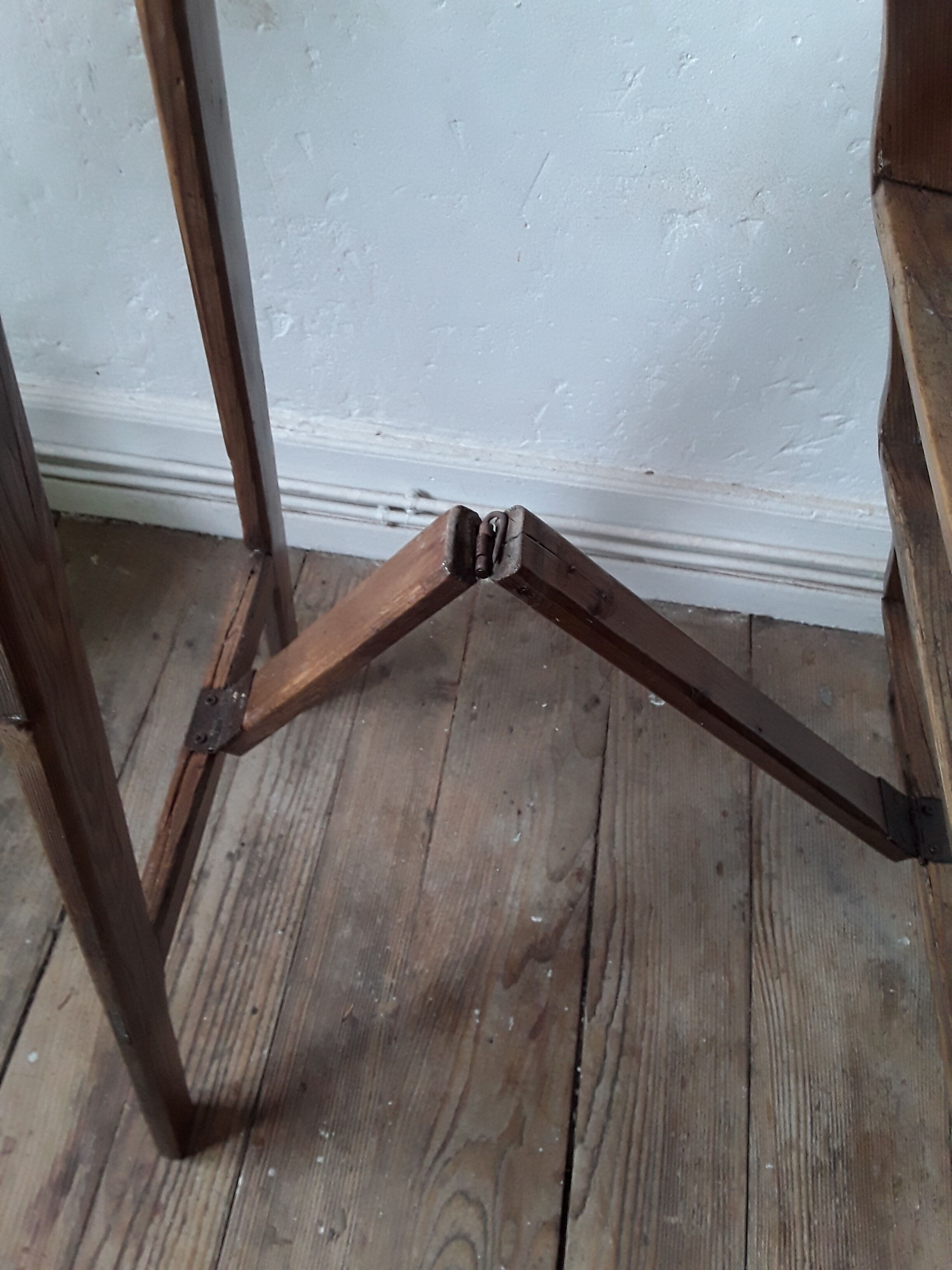 Vintage oak stepladder