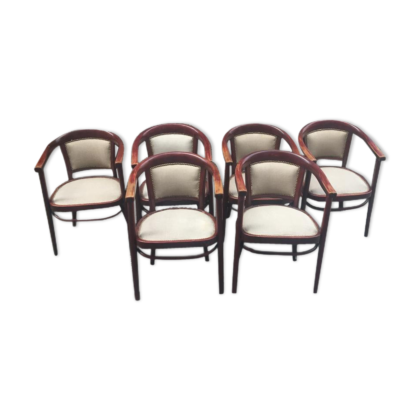 Set of 6 armchairs by Thonet