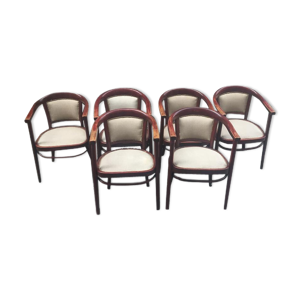 Série de 6 fauteuils de Thonet