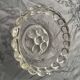 moulded glass service with beaded edge
