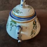 Sugar bowl, Angoulême art earthenware factory, Le Renoleau