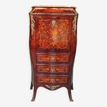 Secretary Louis XV marquetry