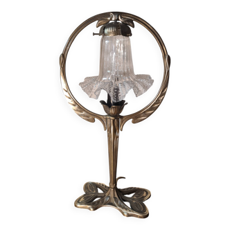 Old bronze lamp