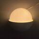 Round wall lights, small and large, in white metal by Bega, 1970s, Germany.