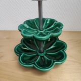 Two-level ceramic aperitif servant