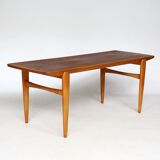 60s teak coffee table
