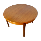 Scandinavian teak extandable round table