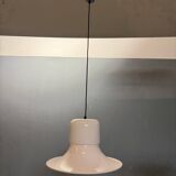 White 'Campana' hanging lamp by Joe Colombo for Stilnovo, Italy 1970s