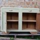 Buffet vintage Art Déco rénové • Vert Lézard Pure & Paint