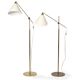 Brass floor lamp model THV376 by Thomas Valentiner