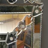 Important Venetian Mirror with Pediment, Italy – Early 20th Century