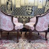 Paire de fauteuils Louis XV - Rocailles