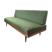 Teak sofa bed, Danish 60-70's