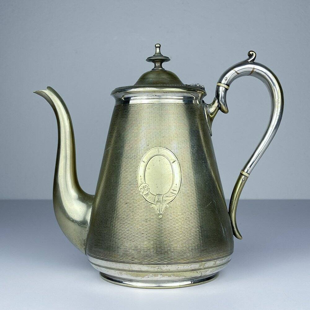 Silver-plated coffee pot by Benetfink & Co.