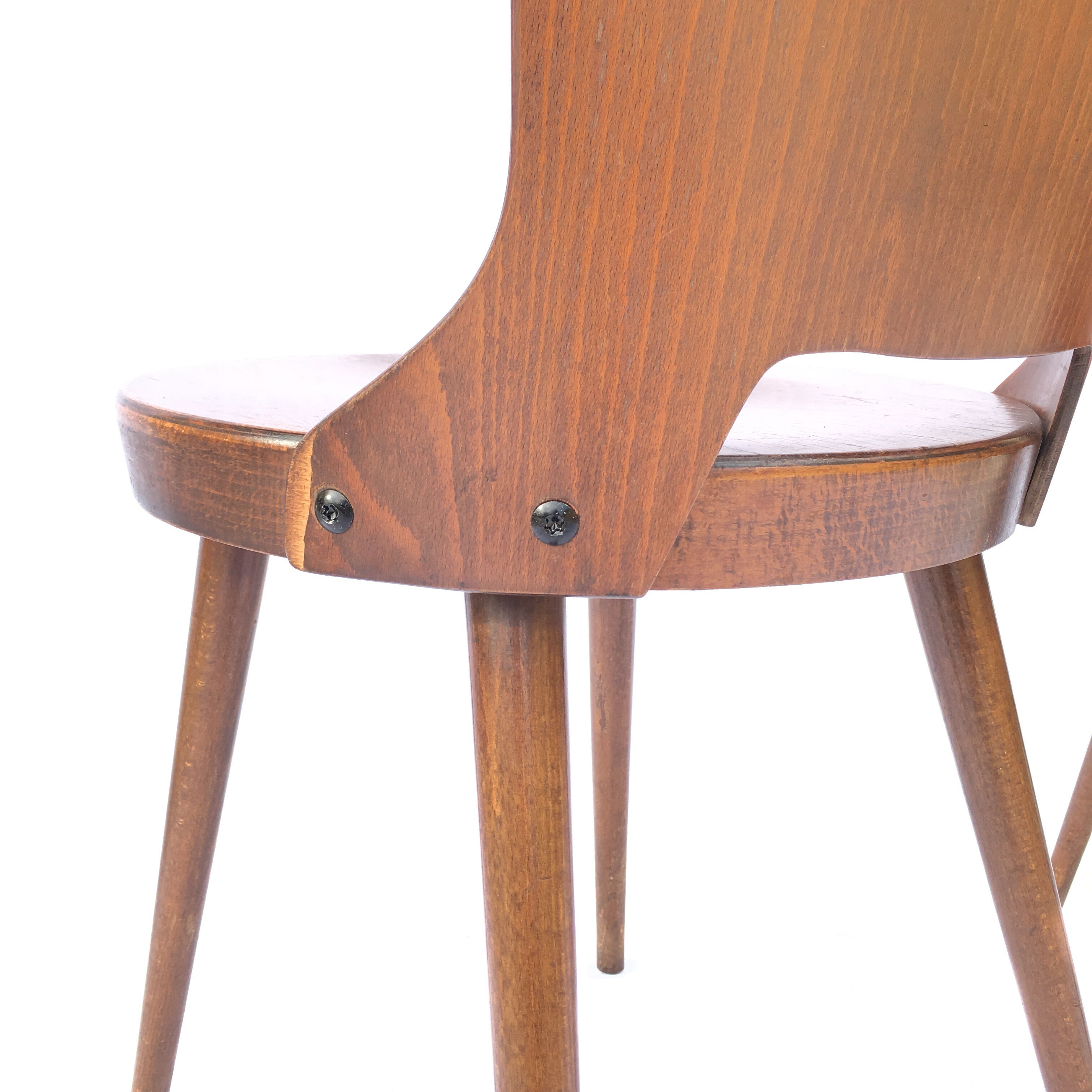 Pair of baumann chairs dove model