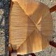 6 old straw chairs