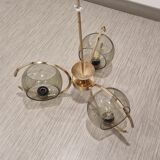 Art deco brass chandelier