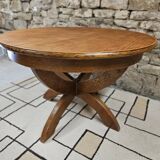 Vintage 1970s round dining table
