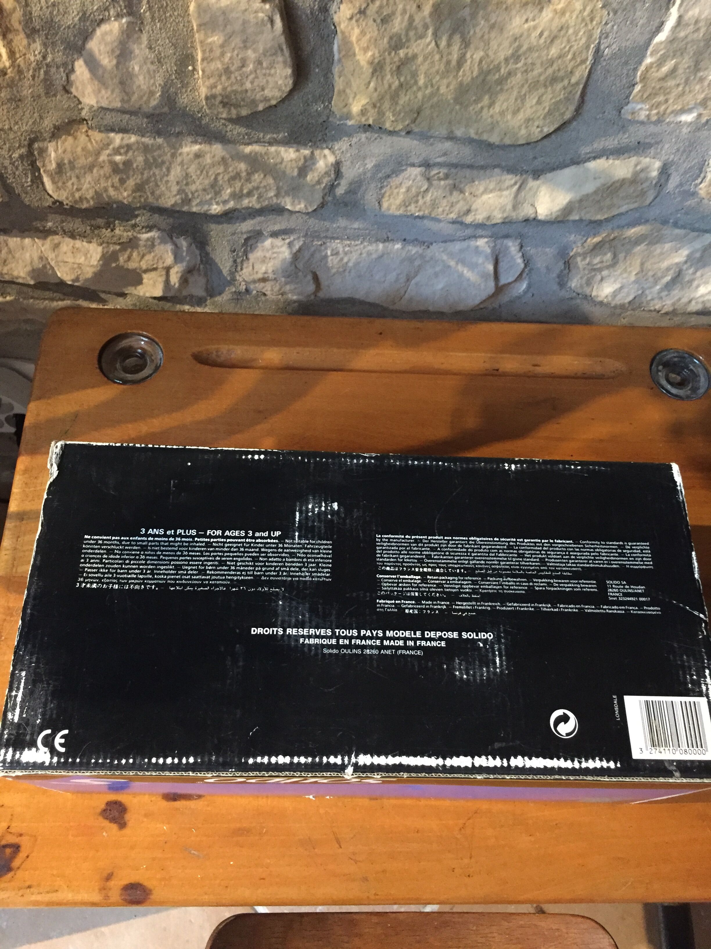 Fire truck Ford Solido 8026 vintage box 1/50