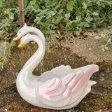 Couple swan pot cover