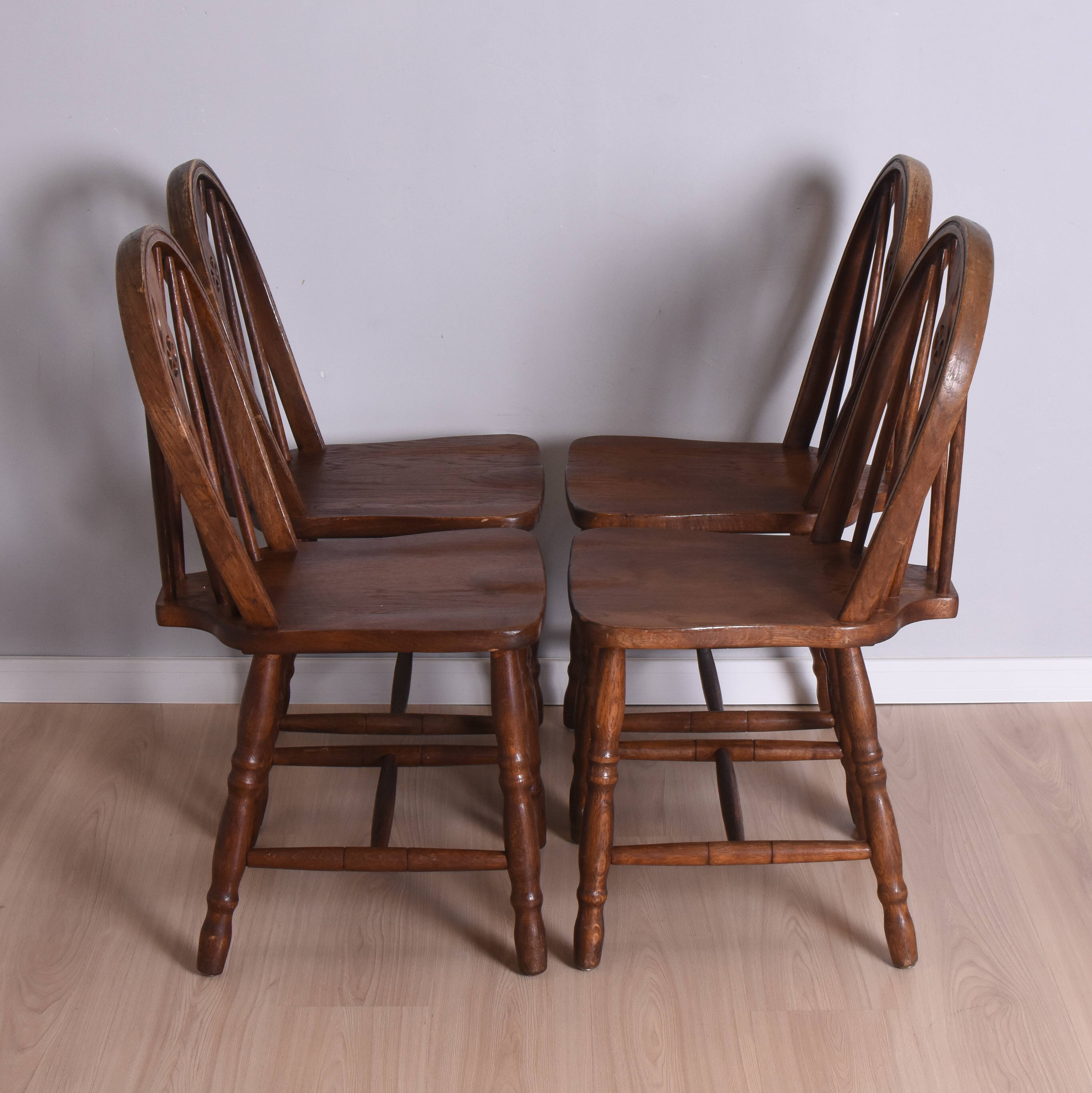 Set of four chairs, united kingdom, 1930s