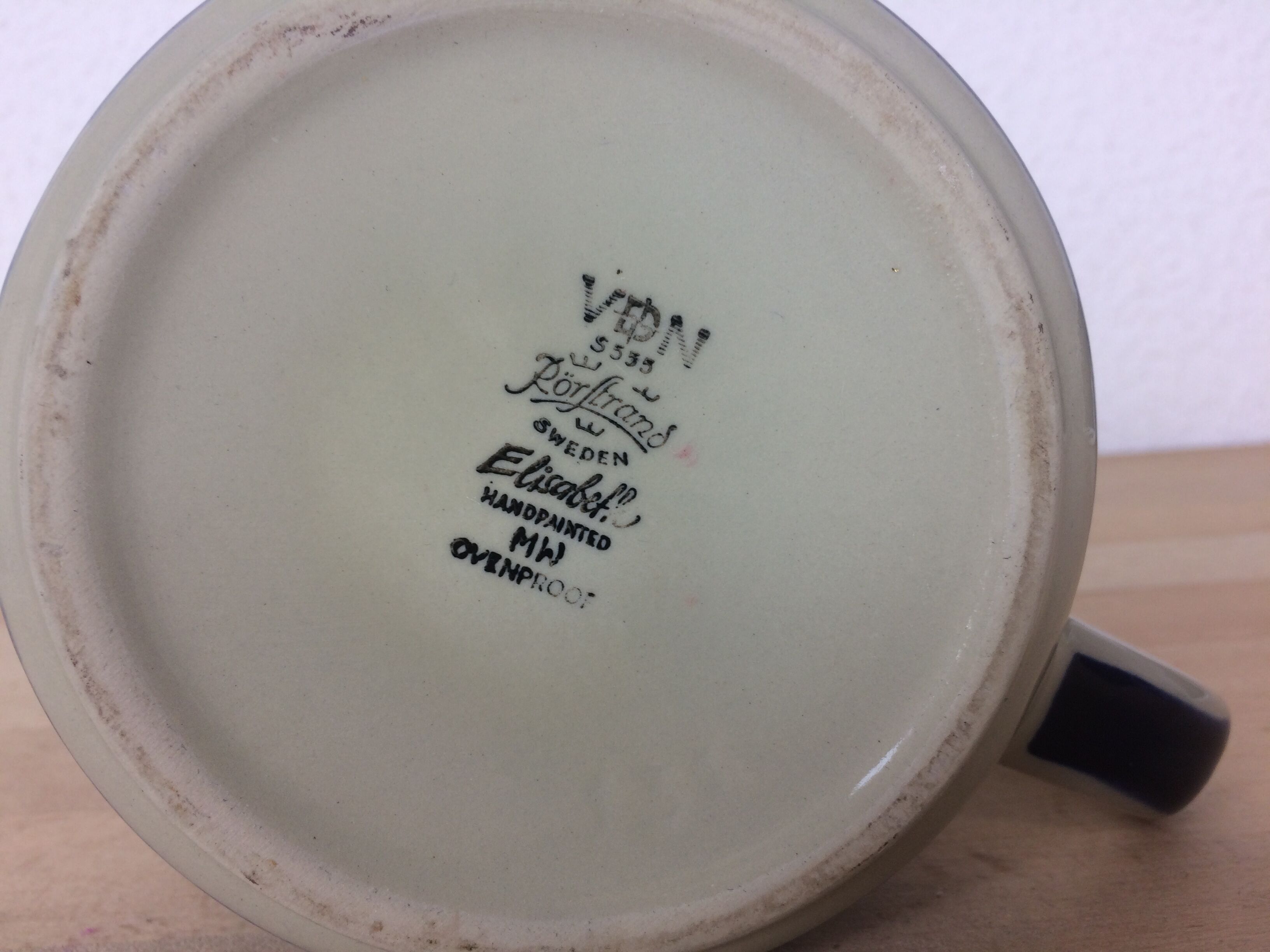 Milk pot R-rstrand Elisabeth ceramics saucière