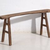 Small antique bench in primitive style (circa 1870) #37