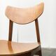 Chaise d'appoint en contreplaqué du milieu du siècle