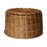 Rattan ottoman