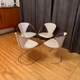 Set of four Linda chairs, Arrben, Italy, 1980s