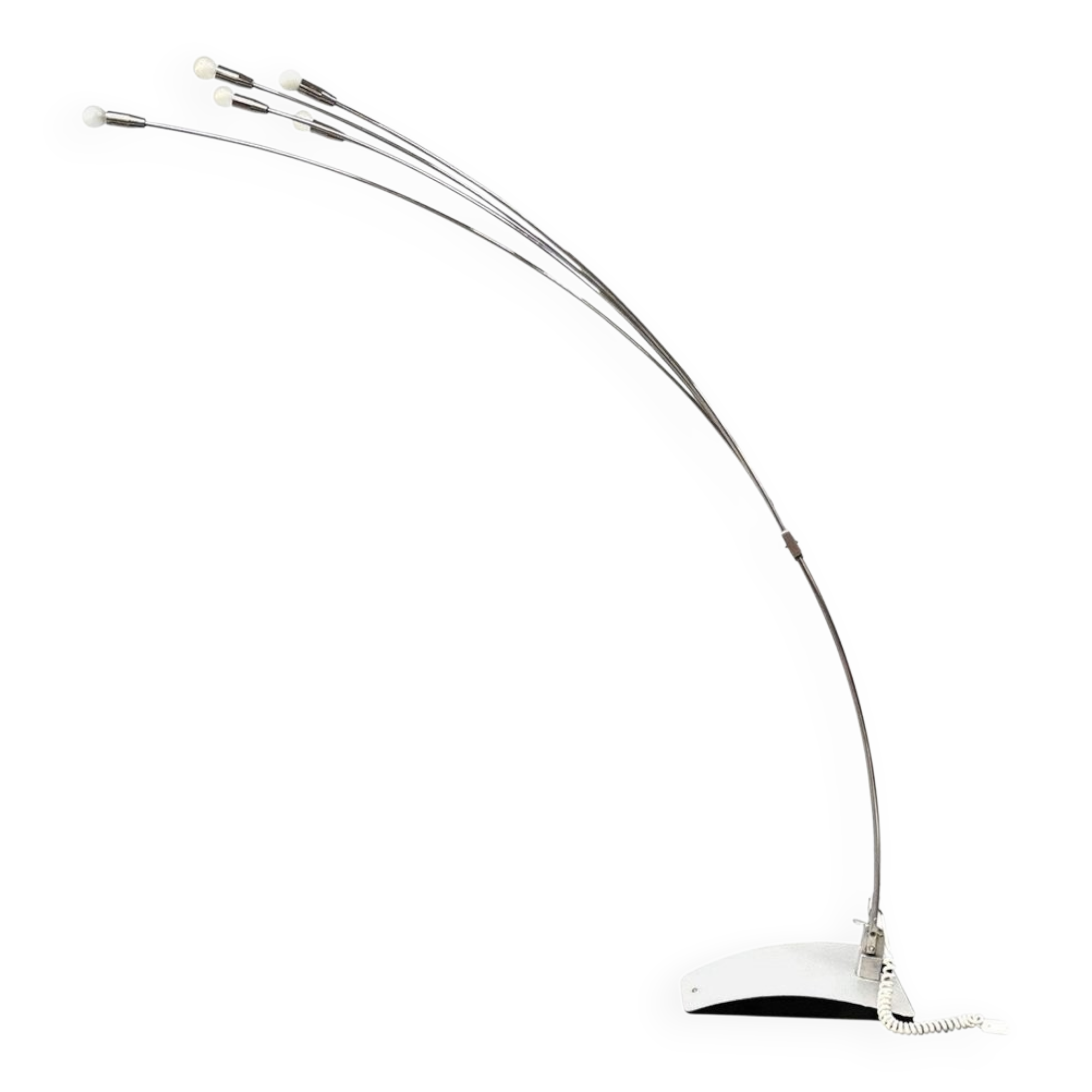 Floor Lamp in Steel by Goffredo Reggiani for Reggiani, 1970