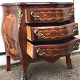 Louis XV style chest of drawers marquetry