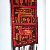 Swedish mcm flat weave rug, rölakan