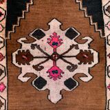 Vintage Turkish Rug 131x87 cm shabby carpet Kars Region Small