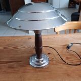 Jumo Aluminum and Wood Lamp