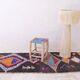 Colorful Berber Rug - 219 x 88 cm