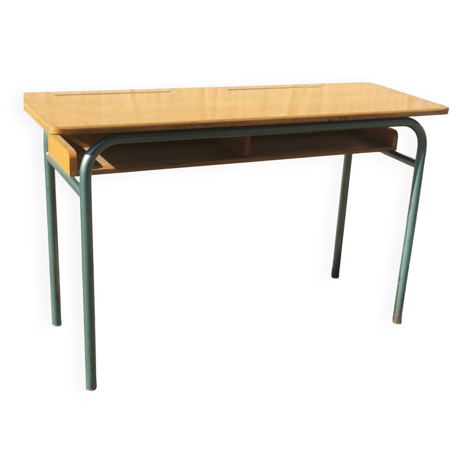 Vintage 2-seater desk "delagrave"