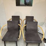 Ettore Sottsass Knoll Mandarin Chairs, 1986