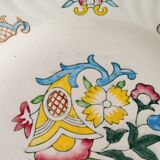 Set of 8 vintage Longwy Vieux Rouen dessert plates