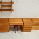 Maison Regain: modular office set. Pine. France, circa 1975