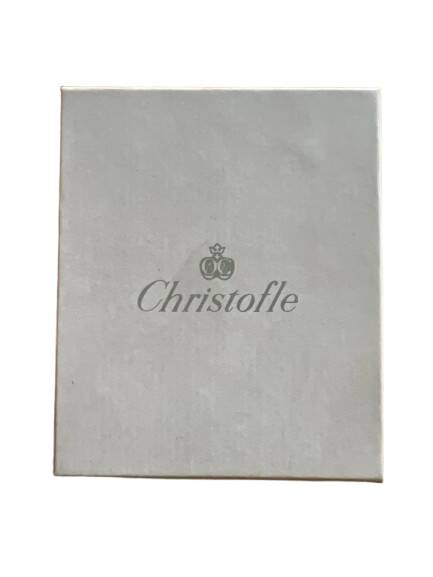 Orly egg cup in silver metal from the christofle brand