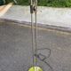 Dunakeszi vintage double floor lamp in chrome steel with reading light
